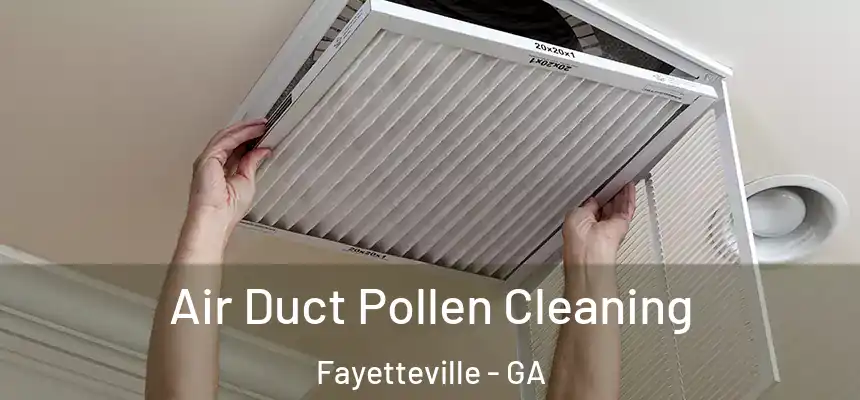  Air Duct Pollen Cleaning Fayetteville - GA