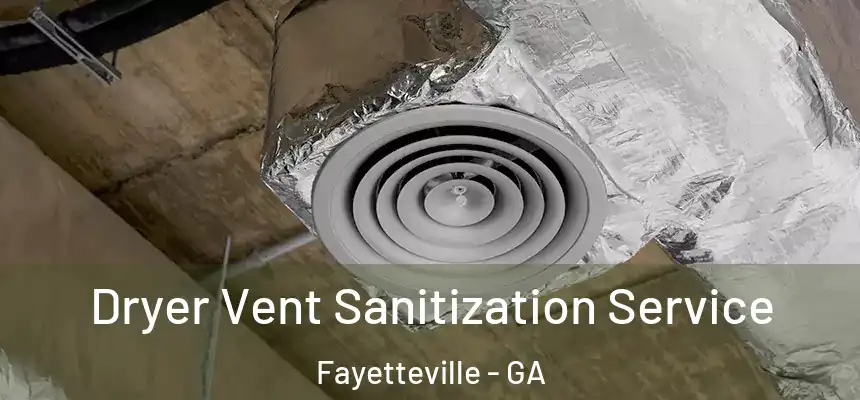  Dryer Vent Sanitization Service Fayetteville - GA
