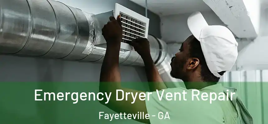  Emergency Dryer Vent Repair Fayetteville - GA