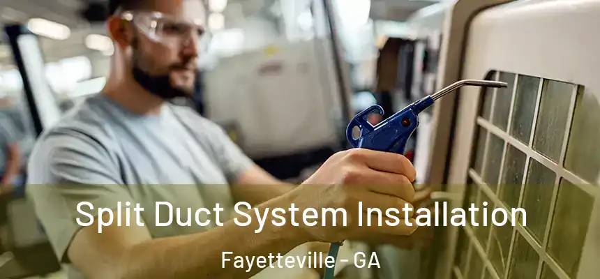  Split Duct System Installation Fayetteville - GA